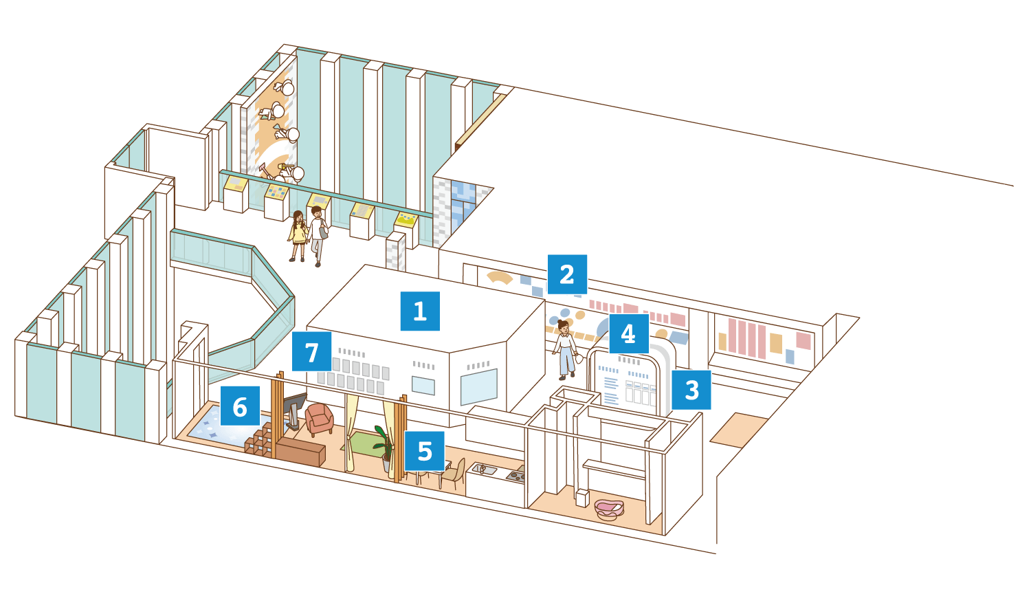 おそうじ館館内マップ